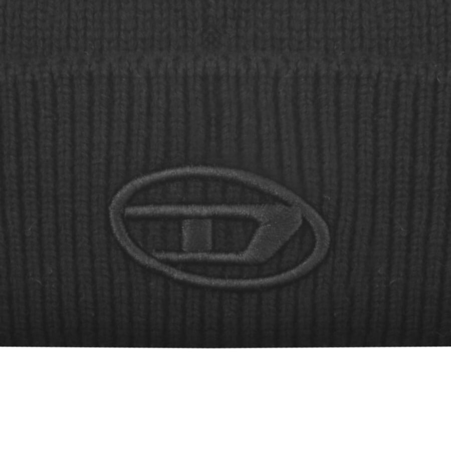 Diesel K Coder Fully Beanie Hat Black | Mainline Menswear